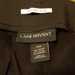 Black Lane Bryant Boot cut pants